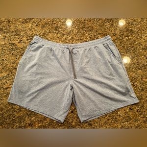 Men’s Heather Blue Solaris athletic shorts XXL